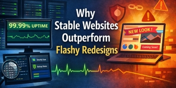 Why Stable Websites Outperform Flashy Redesigns